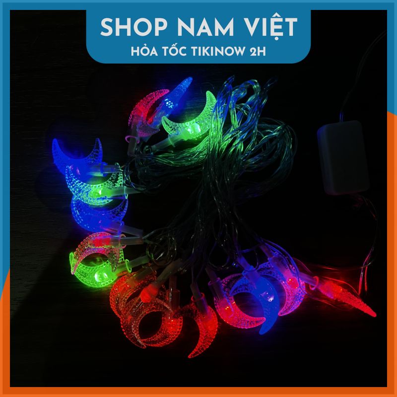 Dây Đèn LED Trang Trí Đổi Màu 3m 16 Bóng - Chính Hãng NAVIVU