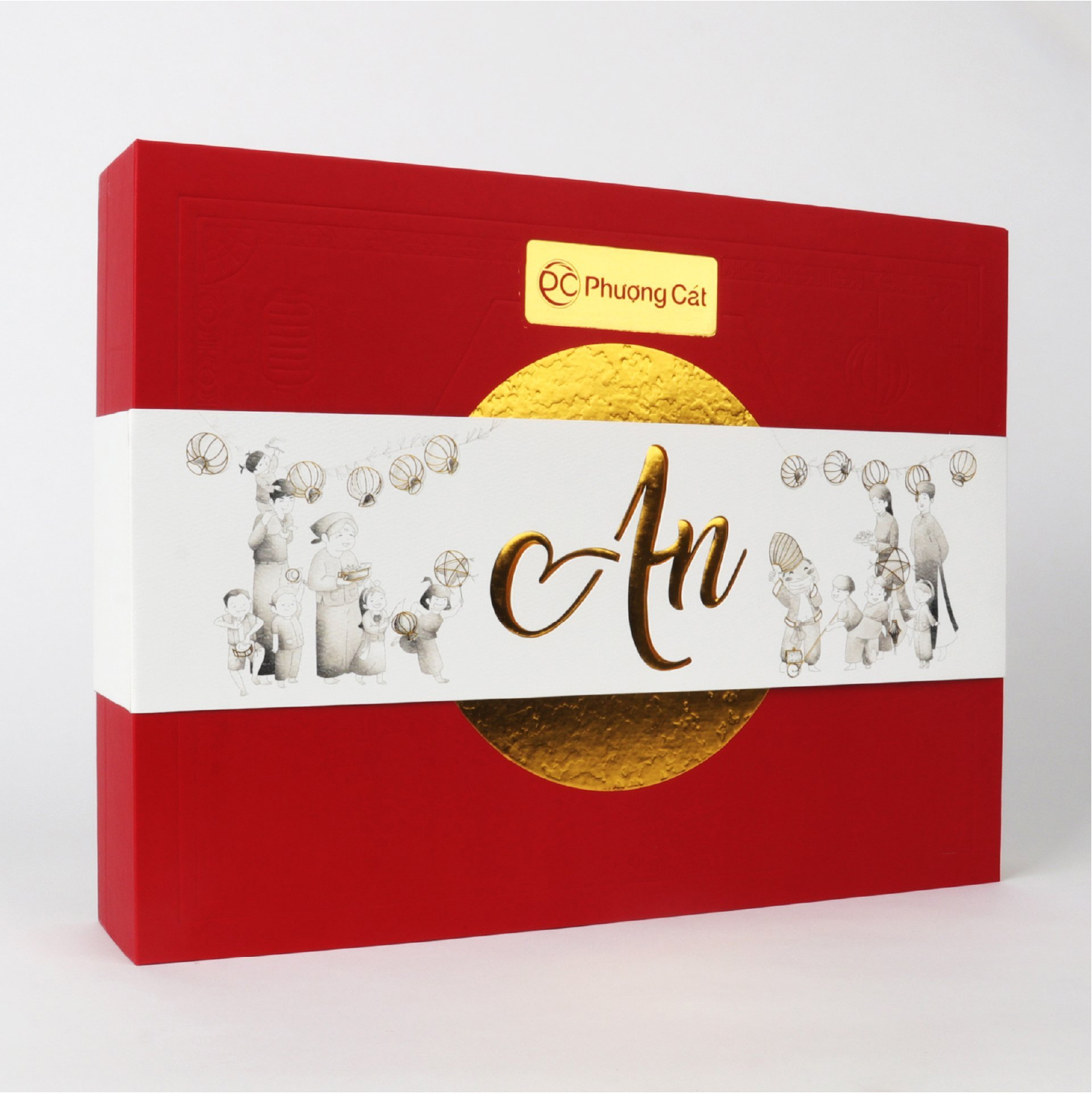 Set Bánh Trung Thu Phượng Cát Thịnh An Nonglamfood- Hộp 6 bánh