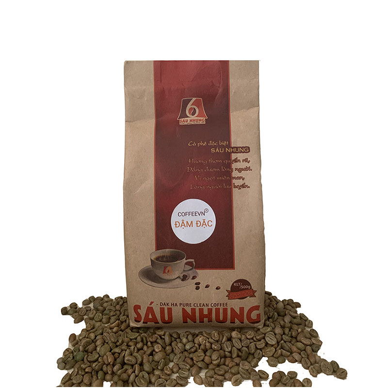 Cà phê bột đặc biệt Sáu Nhung - Loại đậm đặc (500g)