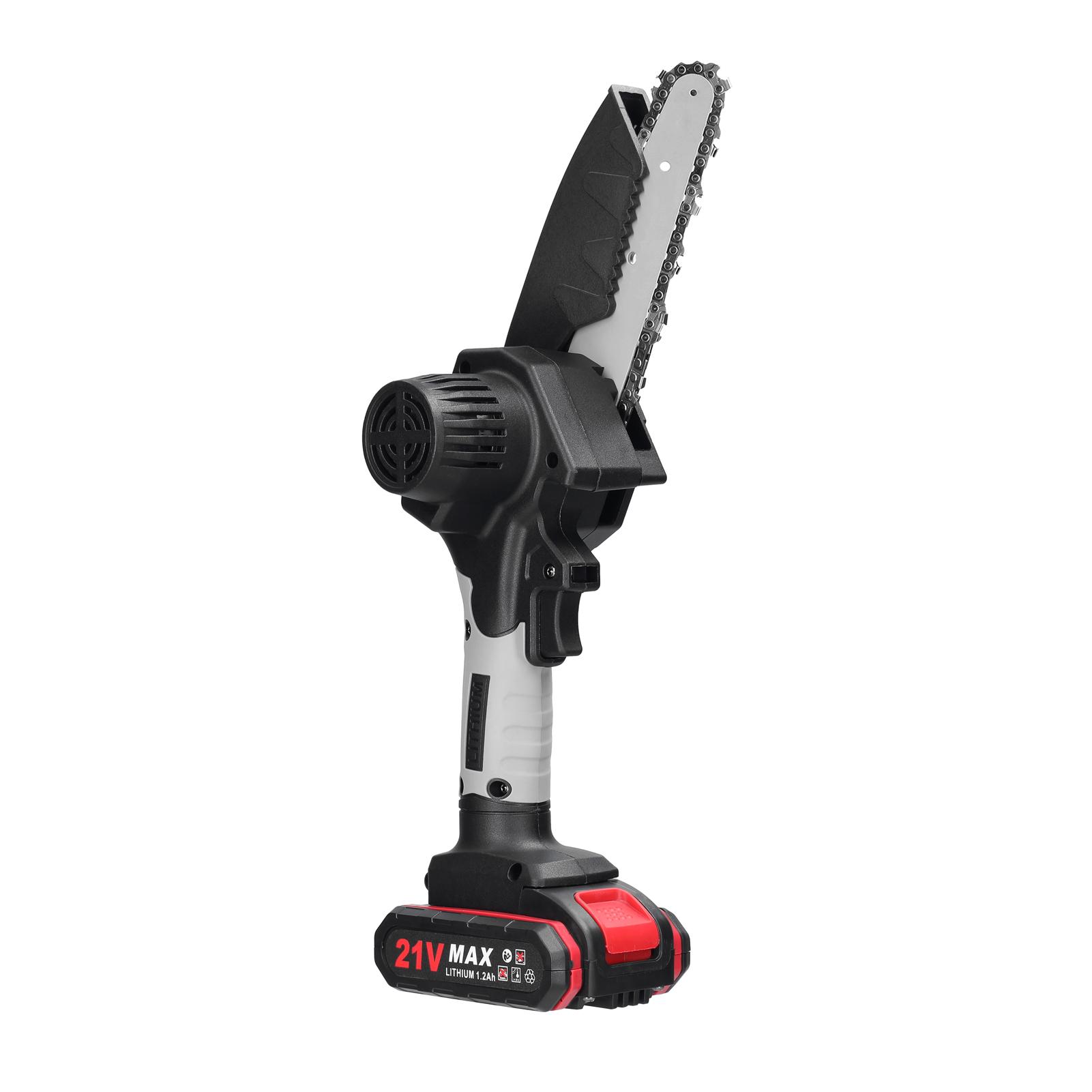 21V 6Inch Di Động Điện Tỉa Cưa Gỗ Nhỏ Tách Cưa Bàn Chải Động Cơ Một Tay Dụng Cụ Làm Rau Cau Cho Sân Vườn Vườn Cây Ăn Trái