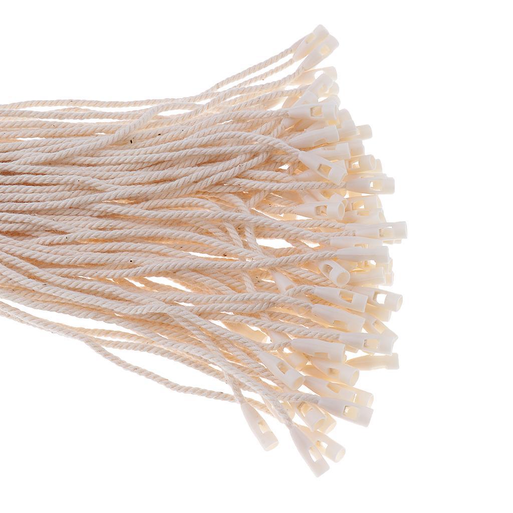 Pack of 1200 Pcs 5 inch Plastic Tag Line Tie & 8 inch Pricing Bullet Tag String