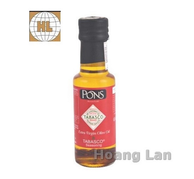 Dầu Olive Extra Virgin vị ớt Tabasco PONS 125ml - Tây Ban Nha