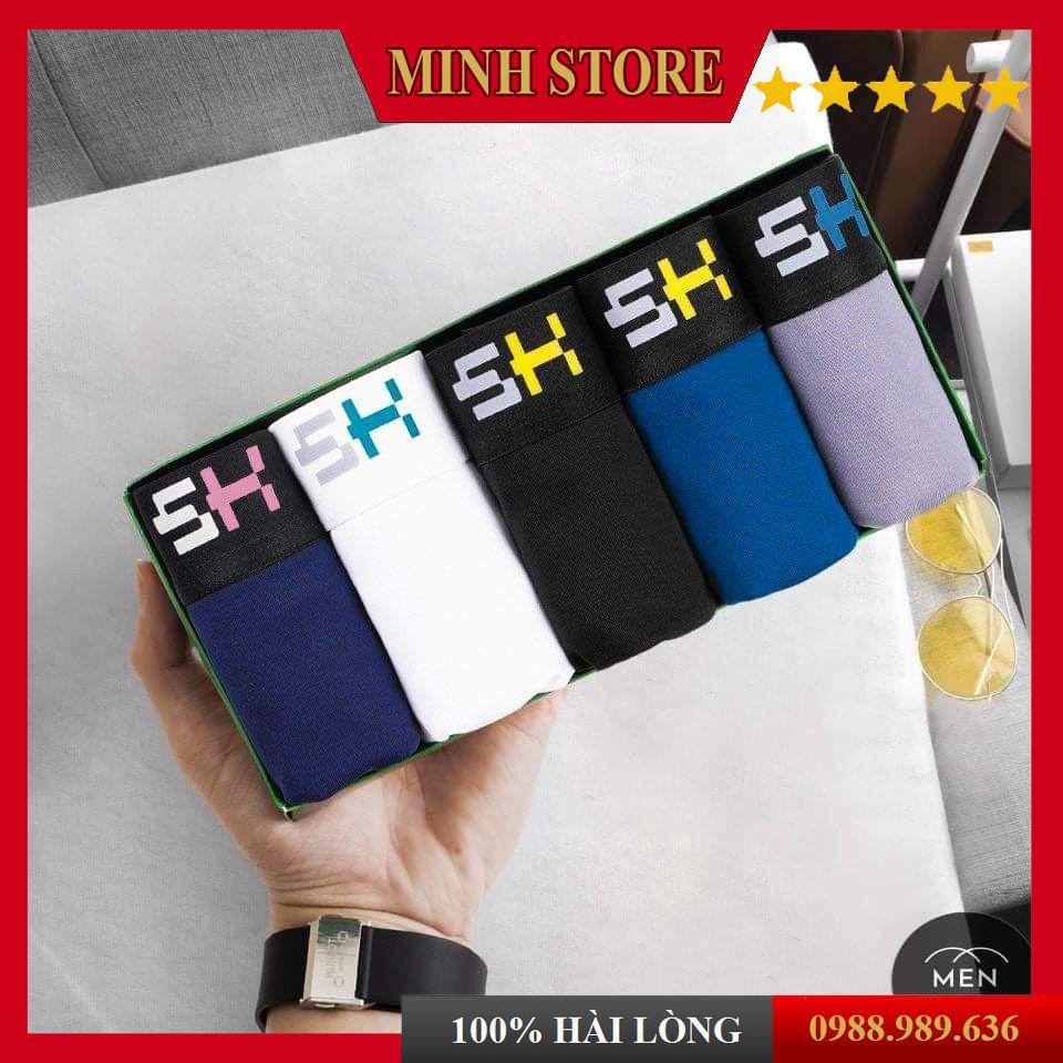 Quần Lót Nam boxer thun lạnh cao cấp, Quần Sịp Đùi nam chất liệu cotton co dãn 4 chiều cực thoải mái SD06 - MINHSTORE