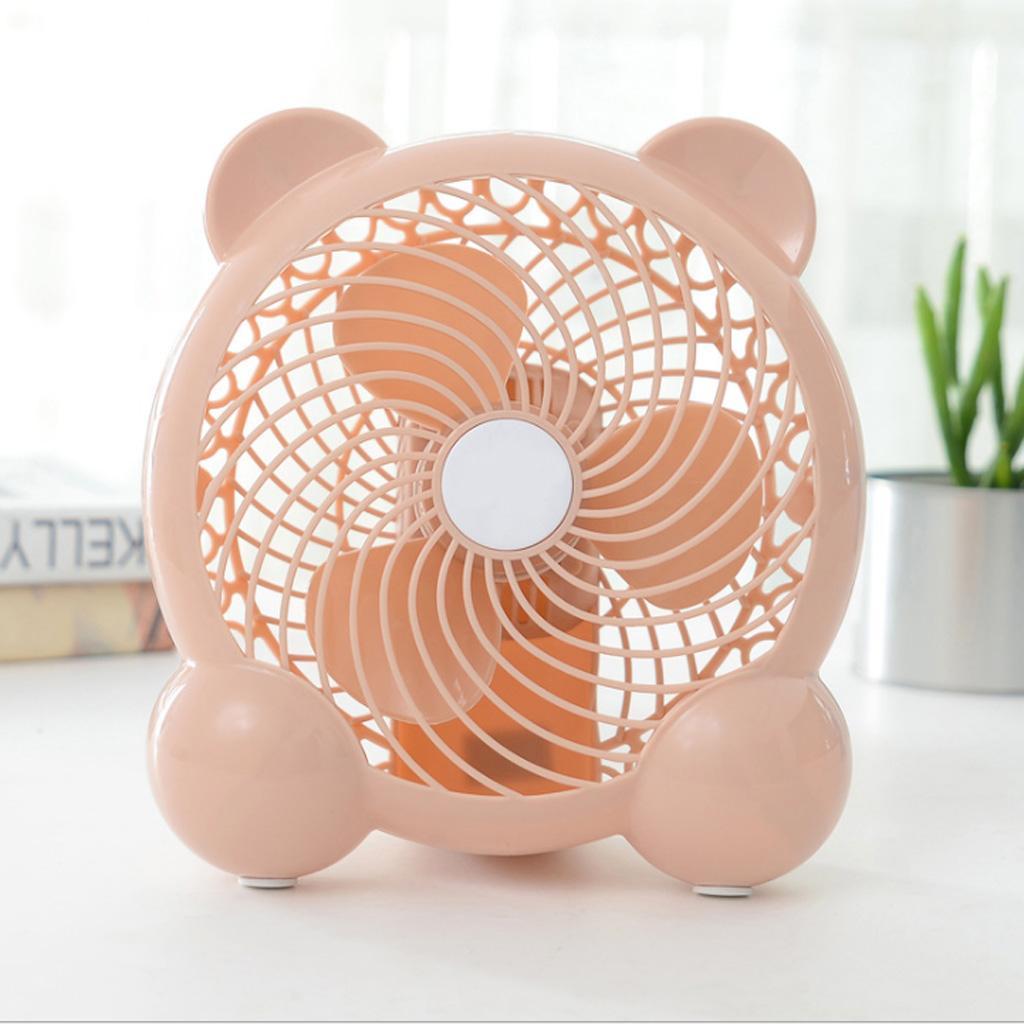 USB Fan Mini Portable Desktop Cooling Desk Quiet Fan Rechargeable