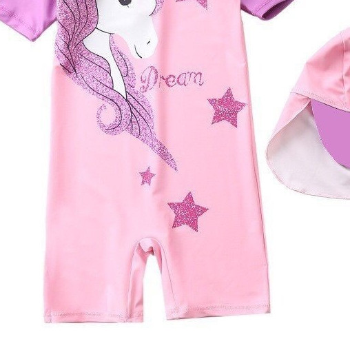 Bộ bơi liền thân ngựa Pony Dream cho bé gái 3-7 tuổi