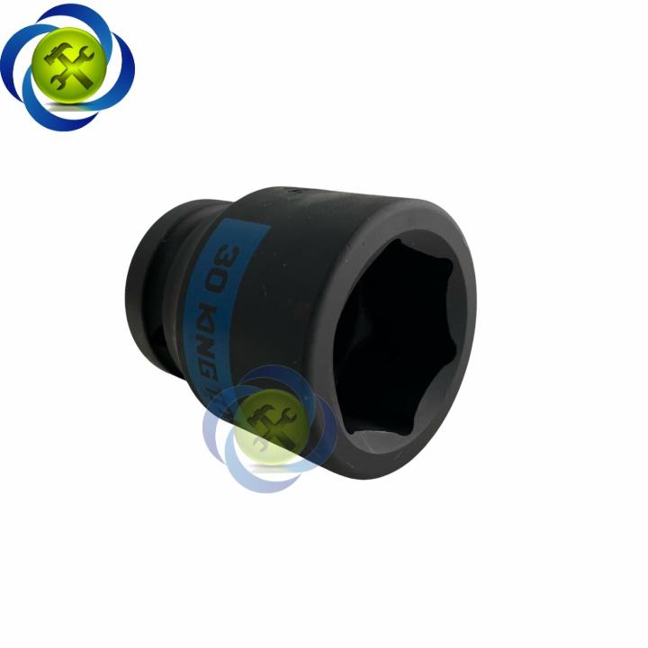 Tuýp 30mm 3/4 Kingtony 651530M loại ngắn 6 cạnh màu đen