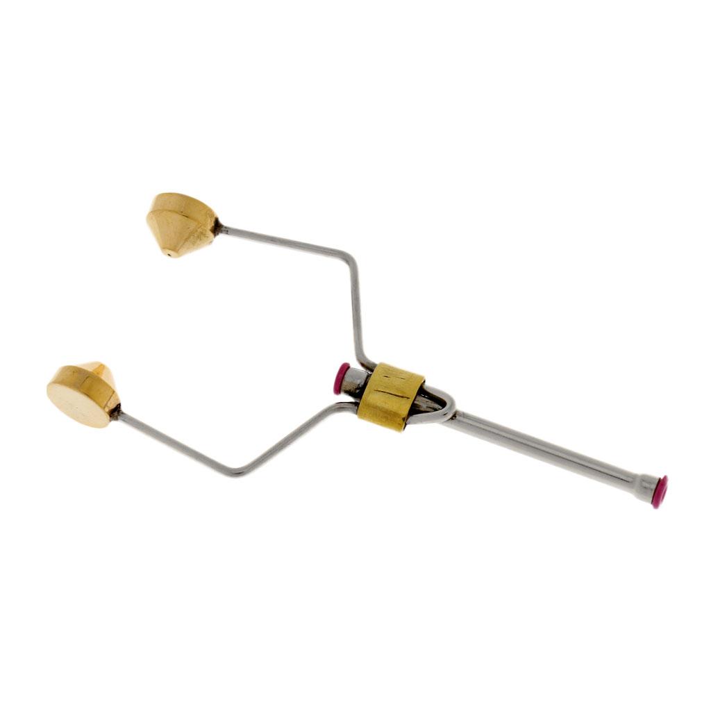 2xFly Tying Tools Ceramic Fly Tying Materials Bobbins Thread Holder Golden