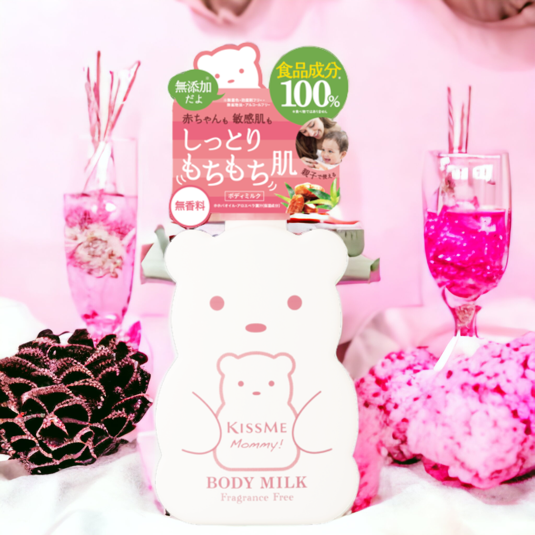 Sữa Dưỡng Thể Kissme Mommy Body Milk Cấp Ẩm Dành Cho Bé Từ 6 Tháng Tuổi Và Làn Da Nhạy Cảm (200G)