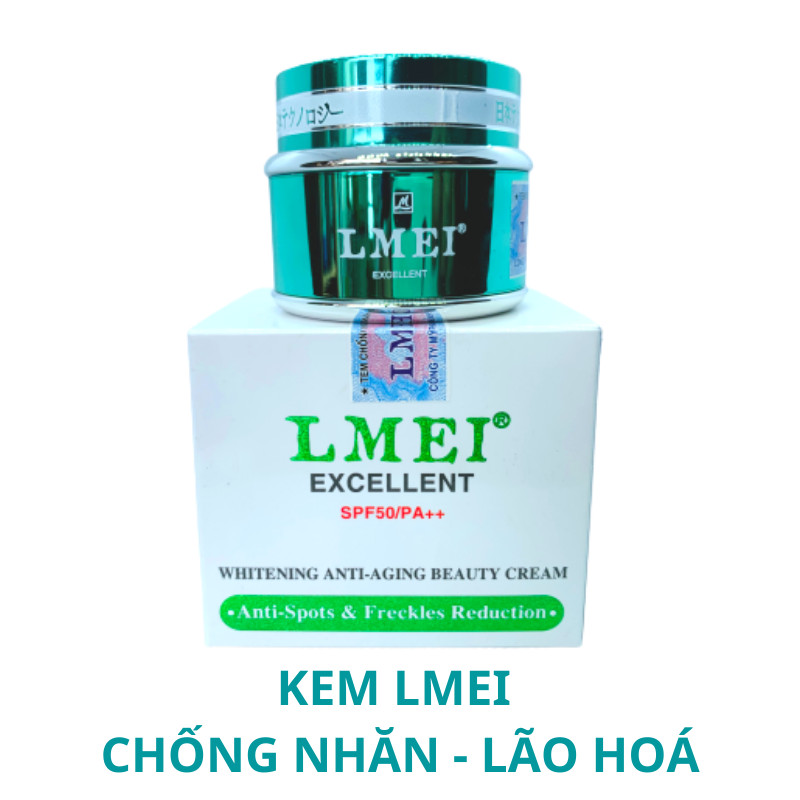 KEM LMEI XANH - LMEI WHITENING ANTI-AGING BEAUTY CREAM 20G