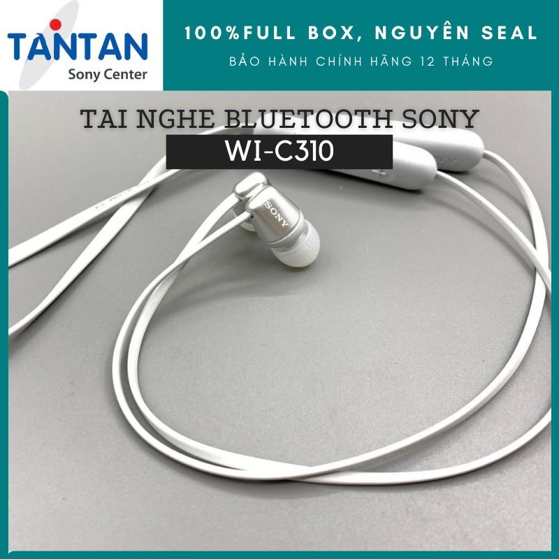 Tai Nghe BLUETOOTH 5.0 Sony WI-C310 | Siêu nhẹ 19g - Pin 15h - Sạc nhanh - Nghe gọi chất lượng cao - Âm thanh đậm chất | Hàng Chính Hãng