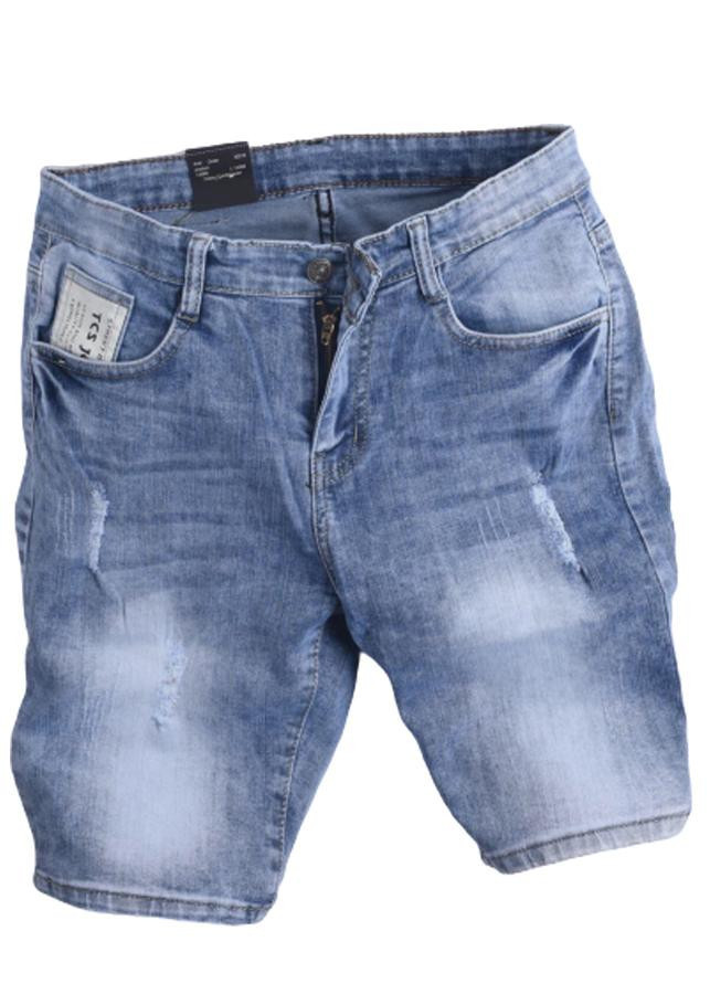 Quần Short Jean Nam Cao Cấp - Xanh Xám