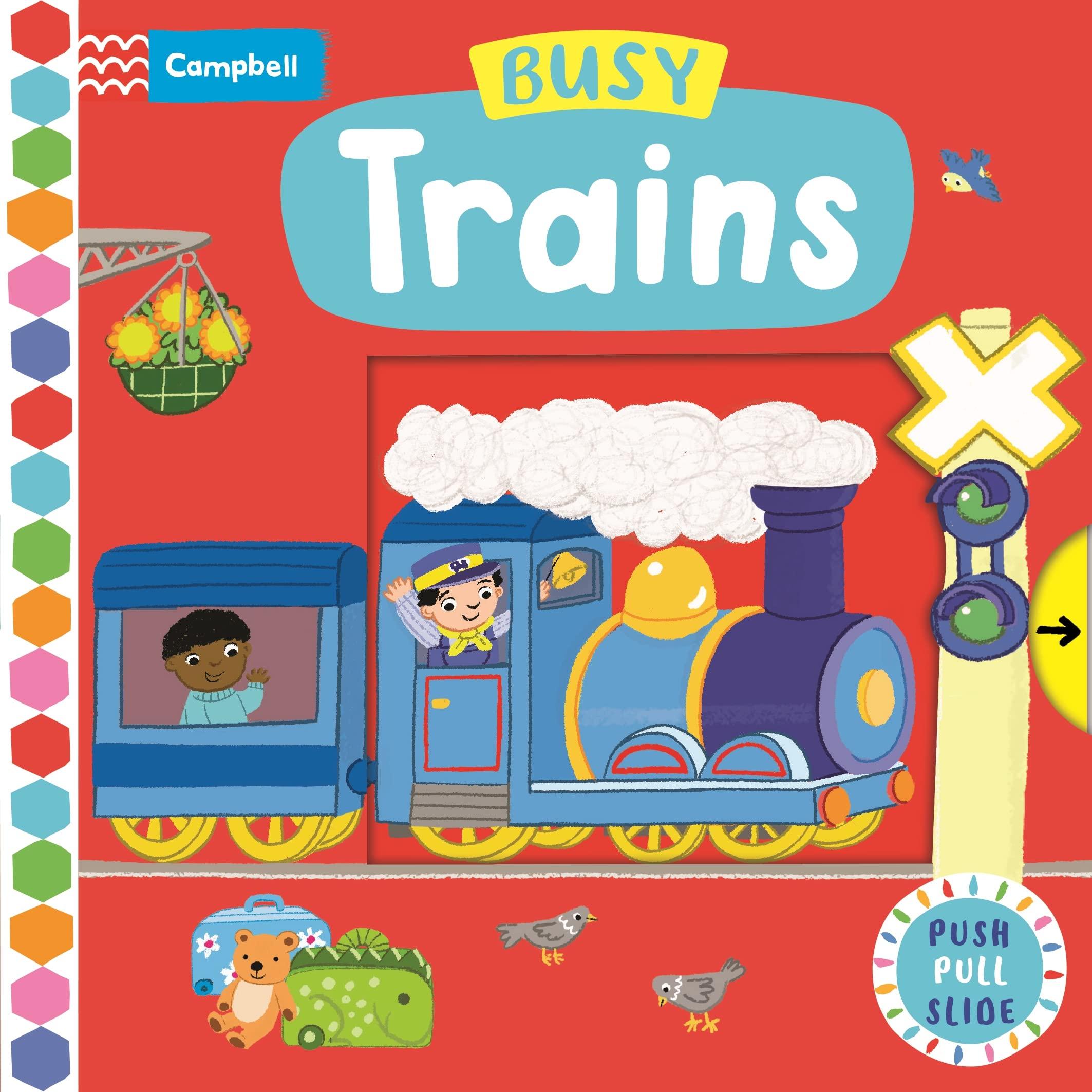 Busy Trains (Campbell Busy Books 59)