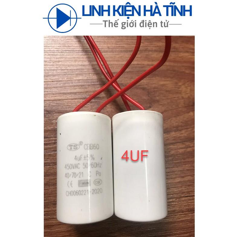 CBB60 4UF 5UF 6UF 10UF 12UF 16 20UF 25UF tụ khởi động máy giặt