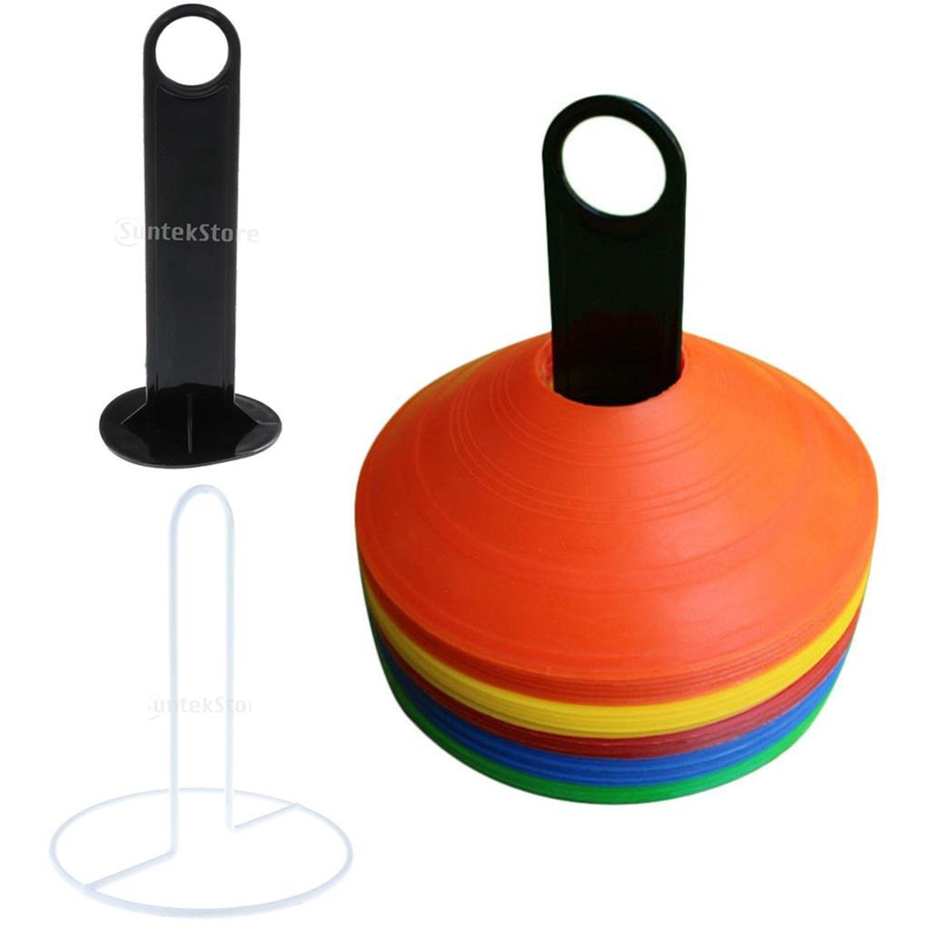 Agility Disc Cone /Iron Holder - Perfect for Soccer, Football & Game Disc Mini Training Cones - Field Markers Storage