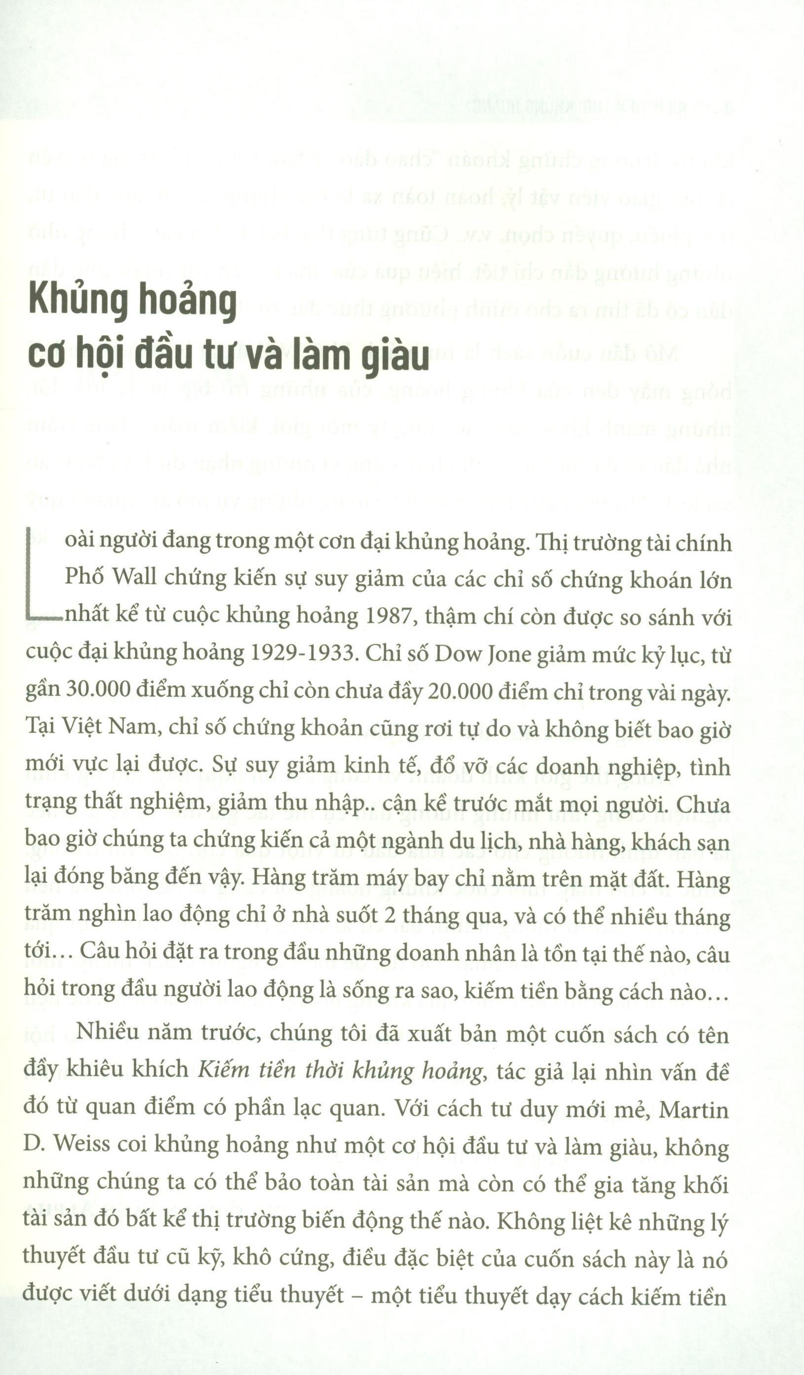 Kiếm Tiền Thời Khủng Hoảng (Tái Bản 2023)
