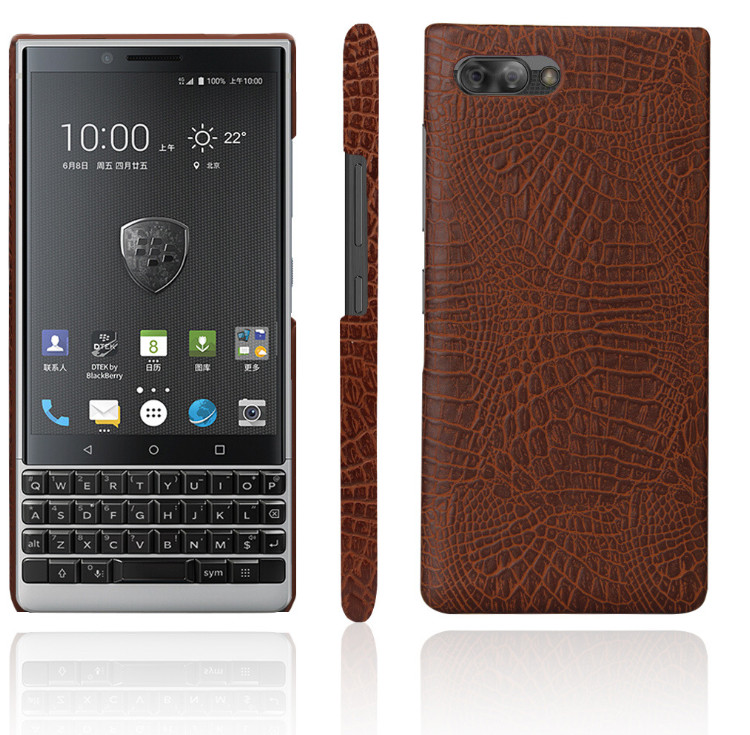 Ốp Lưng dành cho Blackberry Key2 mẫu Vân Cá Sấu