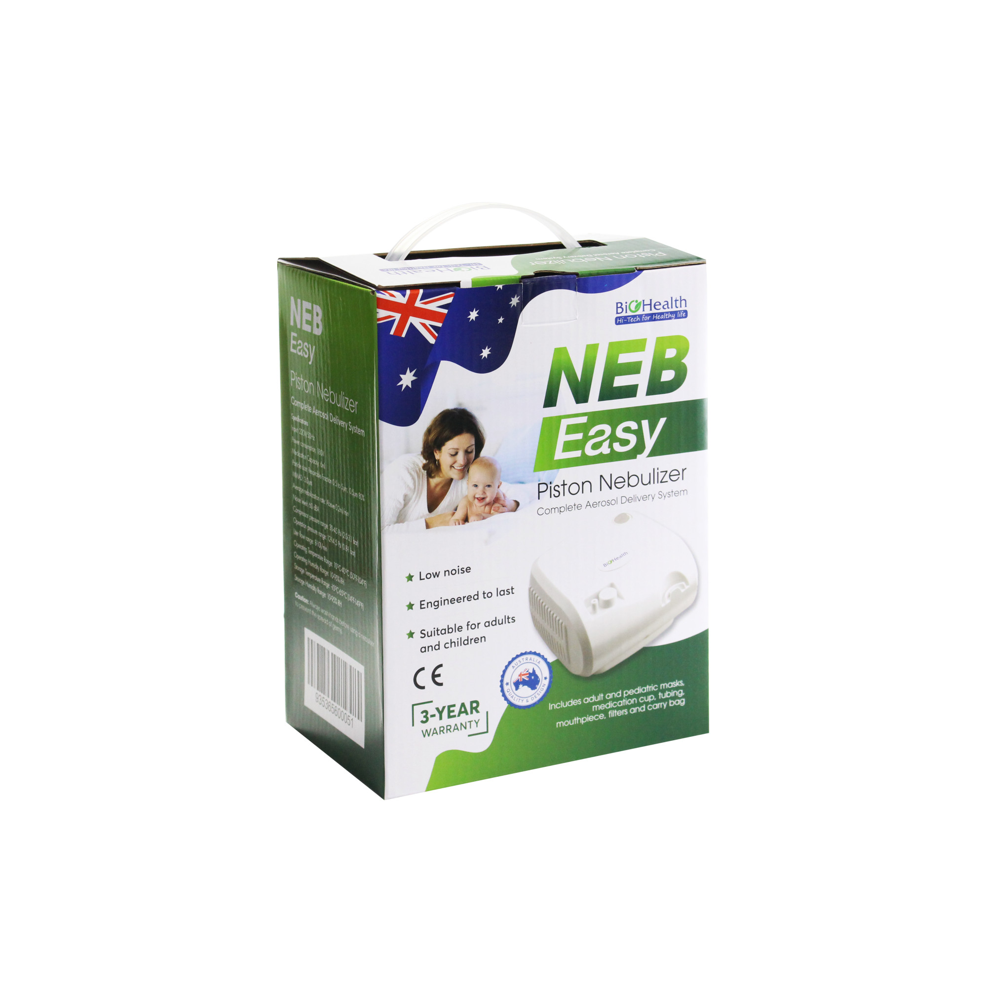 Máy xông mũi họng Biohealth NEB Easy 