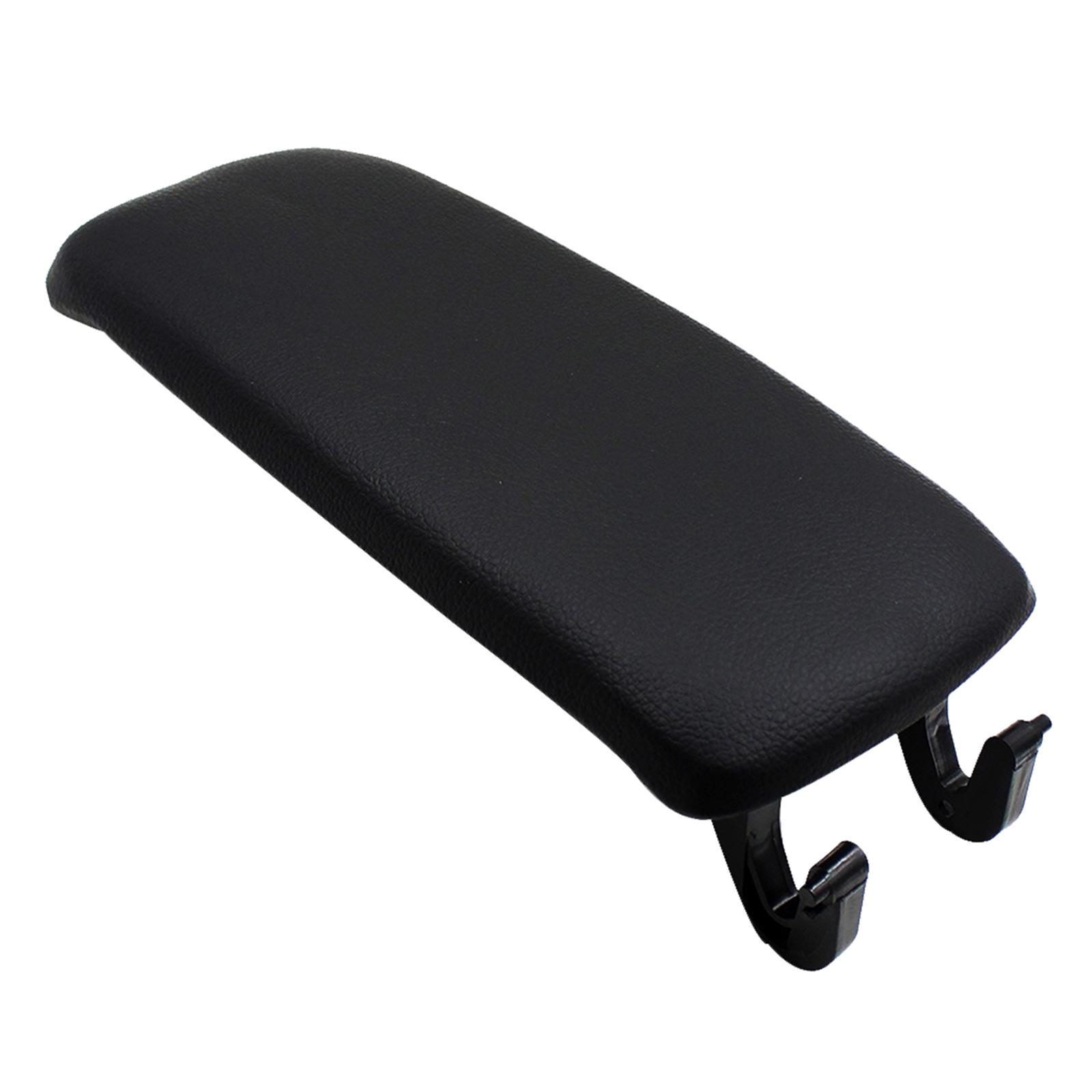 Armrest Center Console Lid Protector Cover for A4 B6 B7 2002-2008 Black