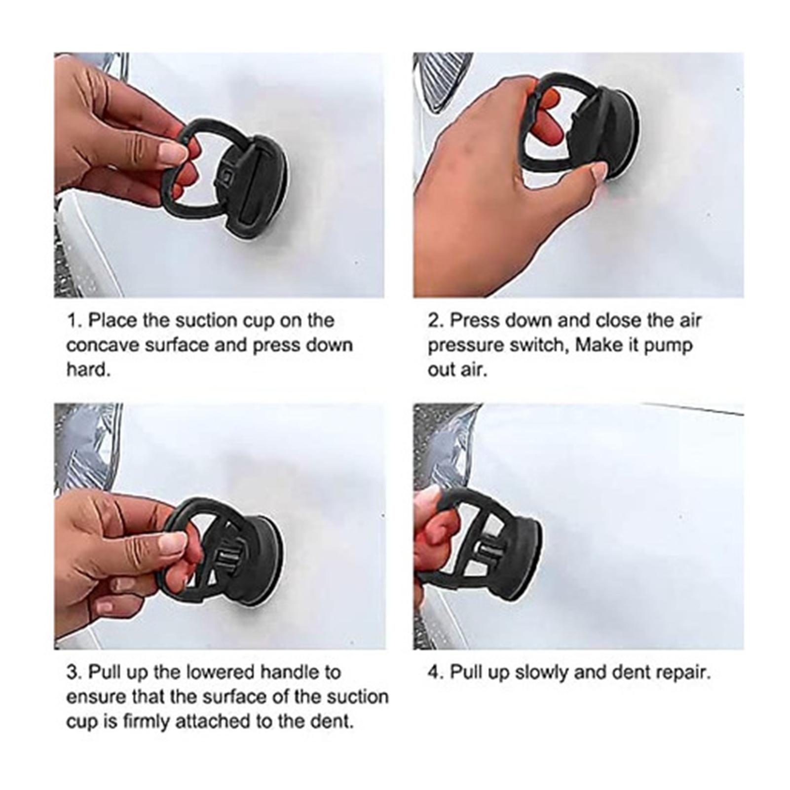 2Pcs Dent Puller Dent Repair Puller Traceless Suction Cup Dent Removal for Repairing Car Computer Screen Glass Tiles