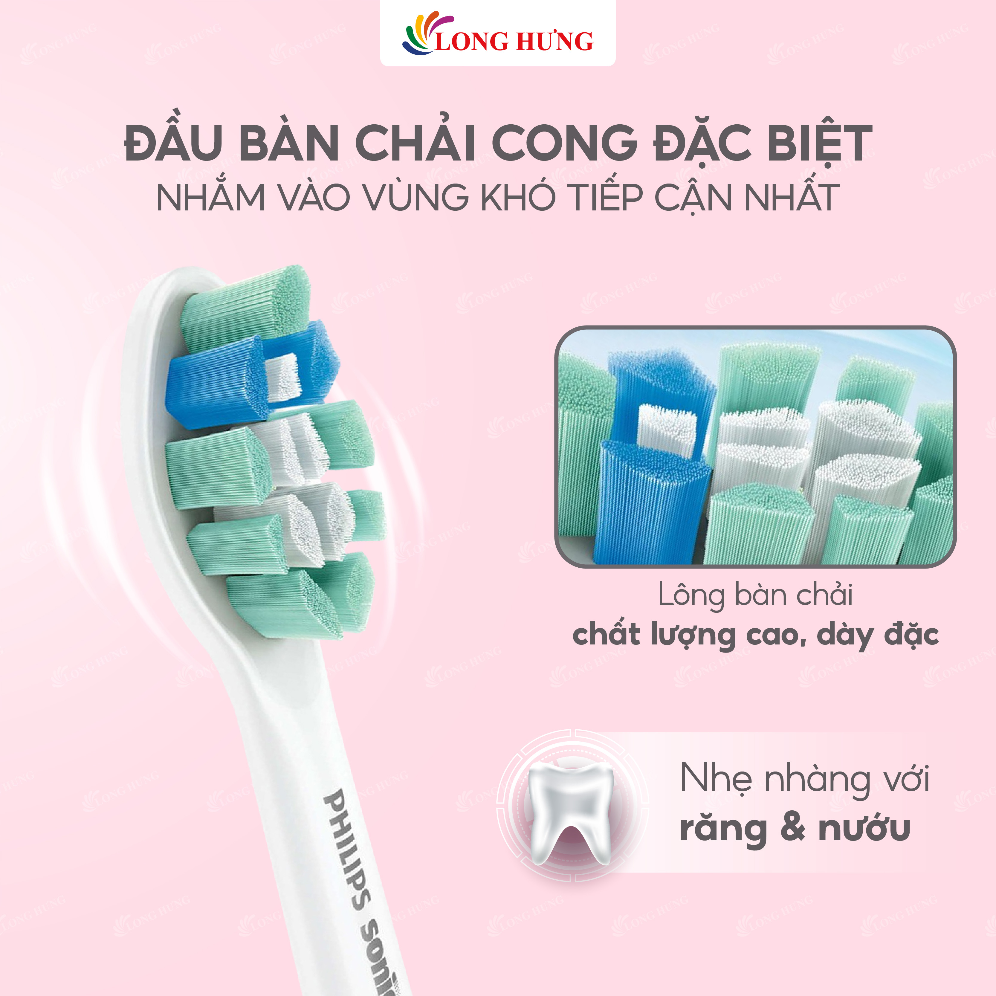 Đầu bàn chải điện Philips Sonicare C2 Optimal Plaque Defence HX902 - Hàng chính hãng