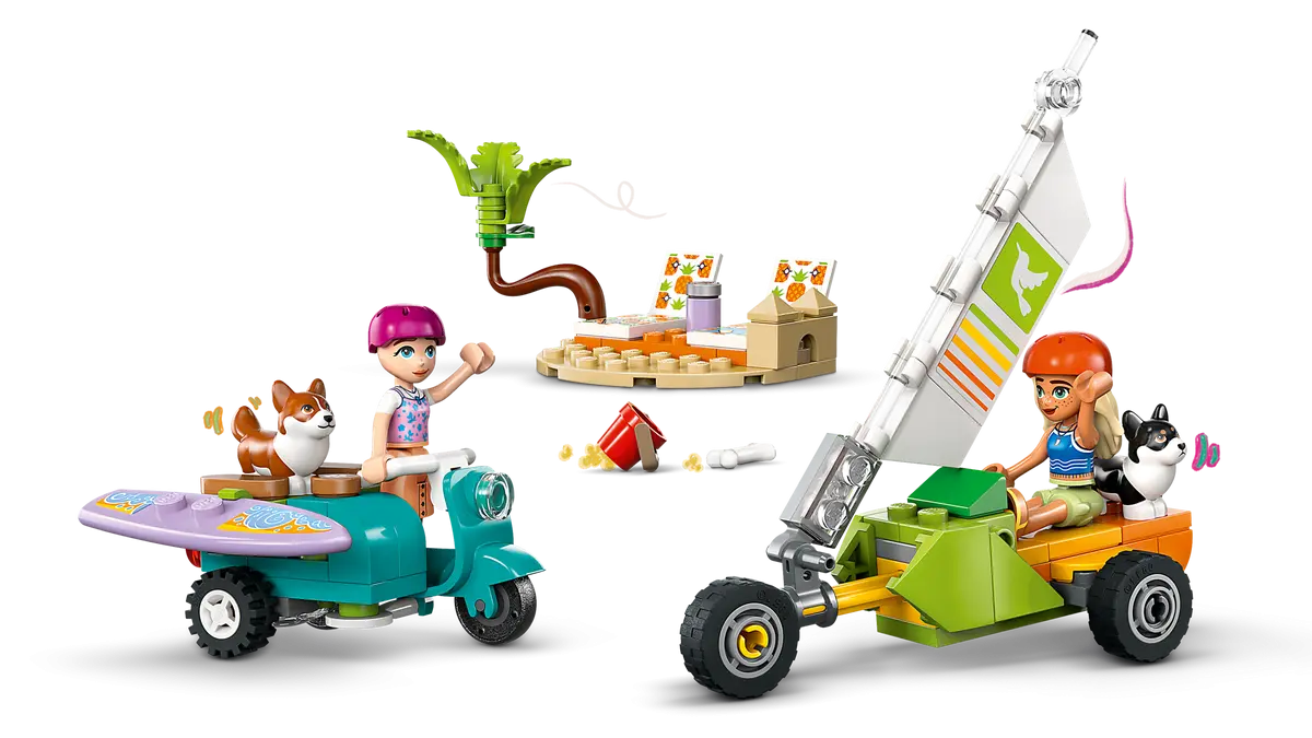 Đồ Chơi Lắp Ráp Cuộc Phiêu Lưu Xe Scooter Và Lướt Sóng - Lego Friends 42641 (113 Mảnh Ghép)