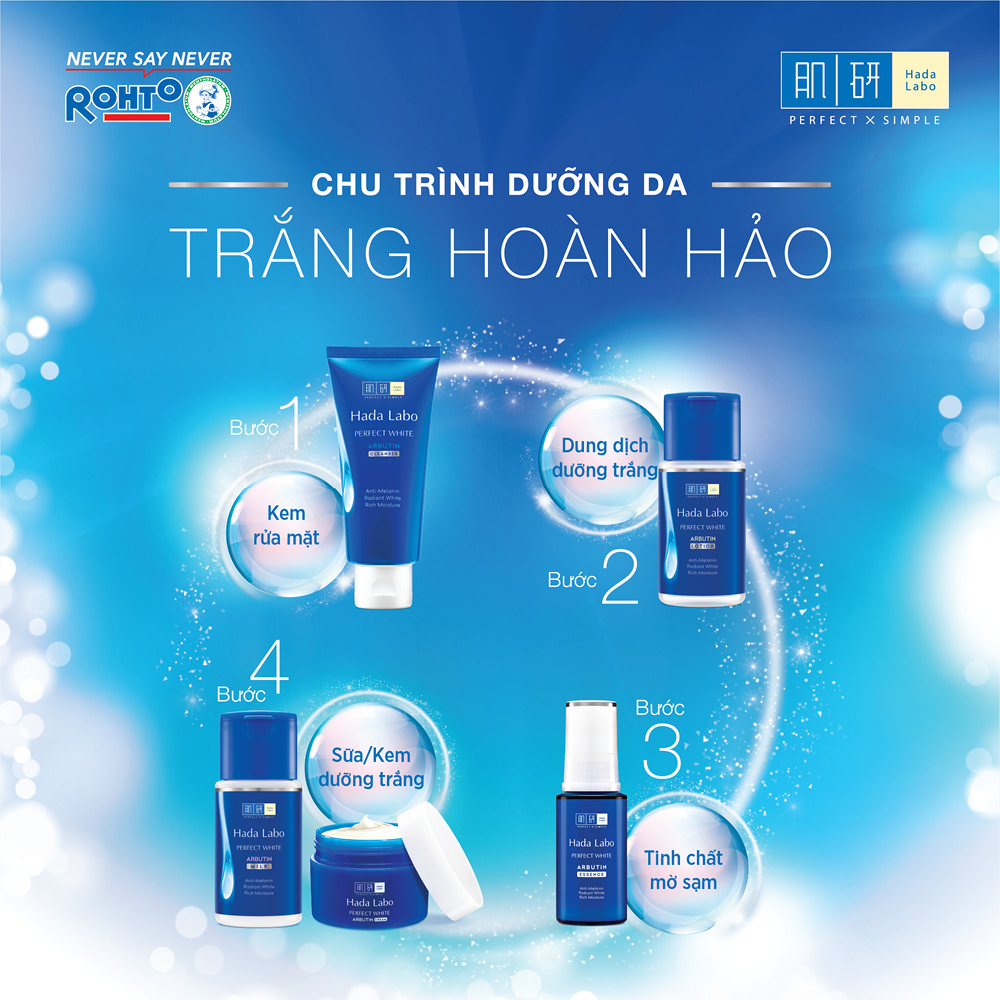 Kem Dưỡng Trắng Da Tối Ưu Hada Labo Perfect White Tranexamic Acid 1% Cream 50g