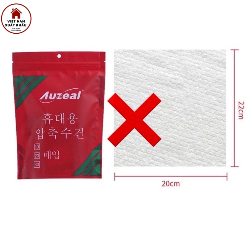 Khăn Giấy Nén Dạng Vuông (K Phải Tròn) Đa Năng Tiện Lợi Phong Cách Hàn Quốc