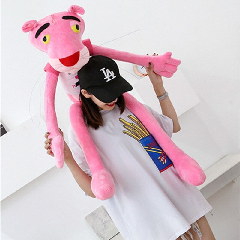 Gấu bông báo hồng Pink Panther – Quà tặng thú nhồi bông siêu dễ thương – Nhiều size từ 60 đến 130 cm – Gối ôm cho bé ngủ ngon