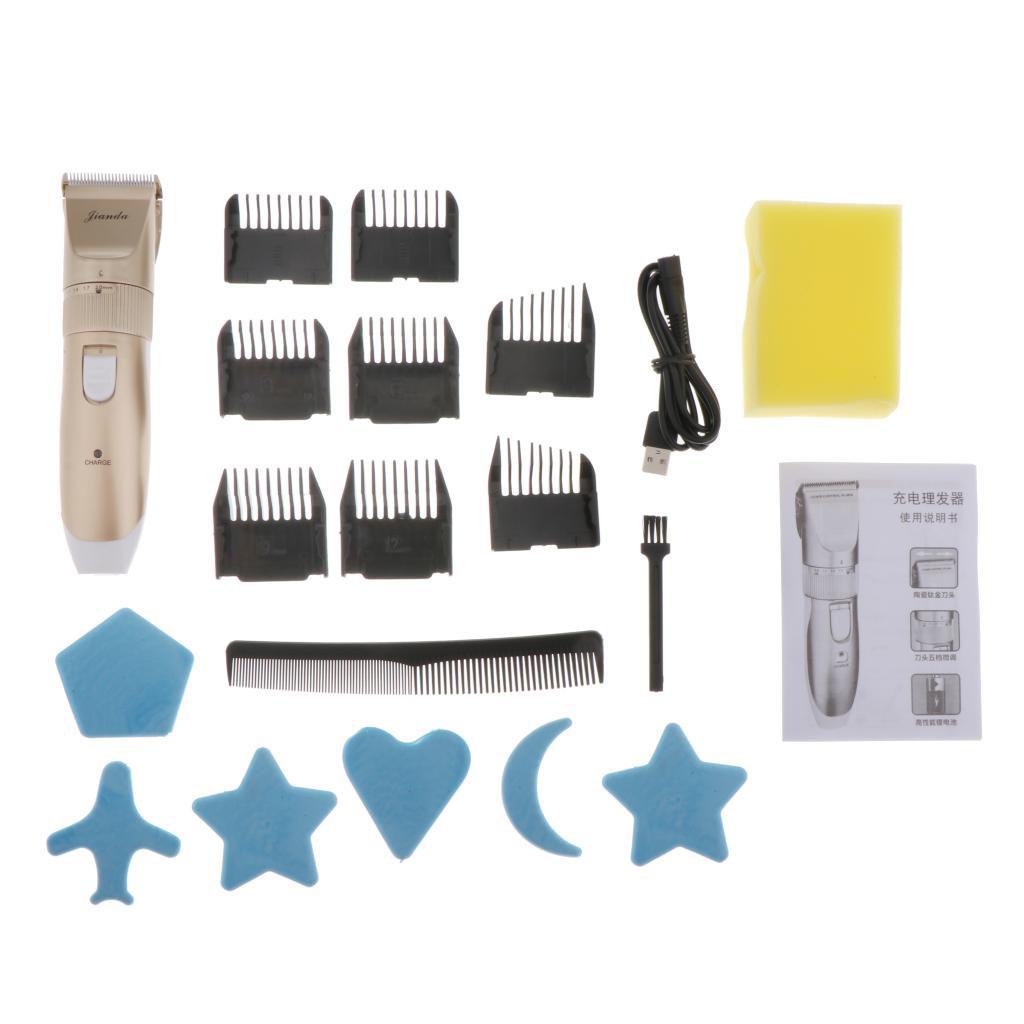 Men Electric Hair Clipper Hair Cut Shaver Barber Shop Home Rechargeable Trimmer