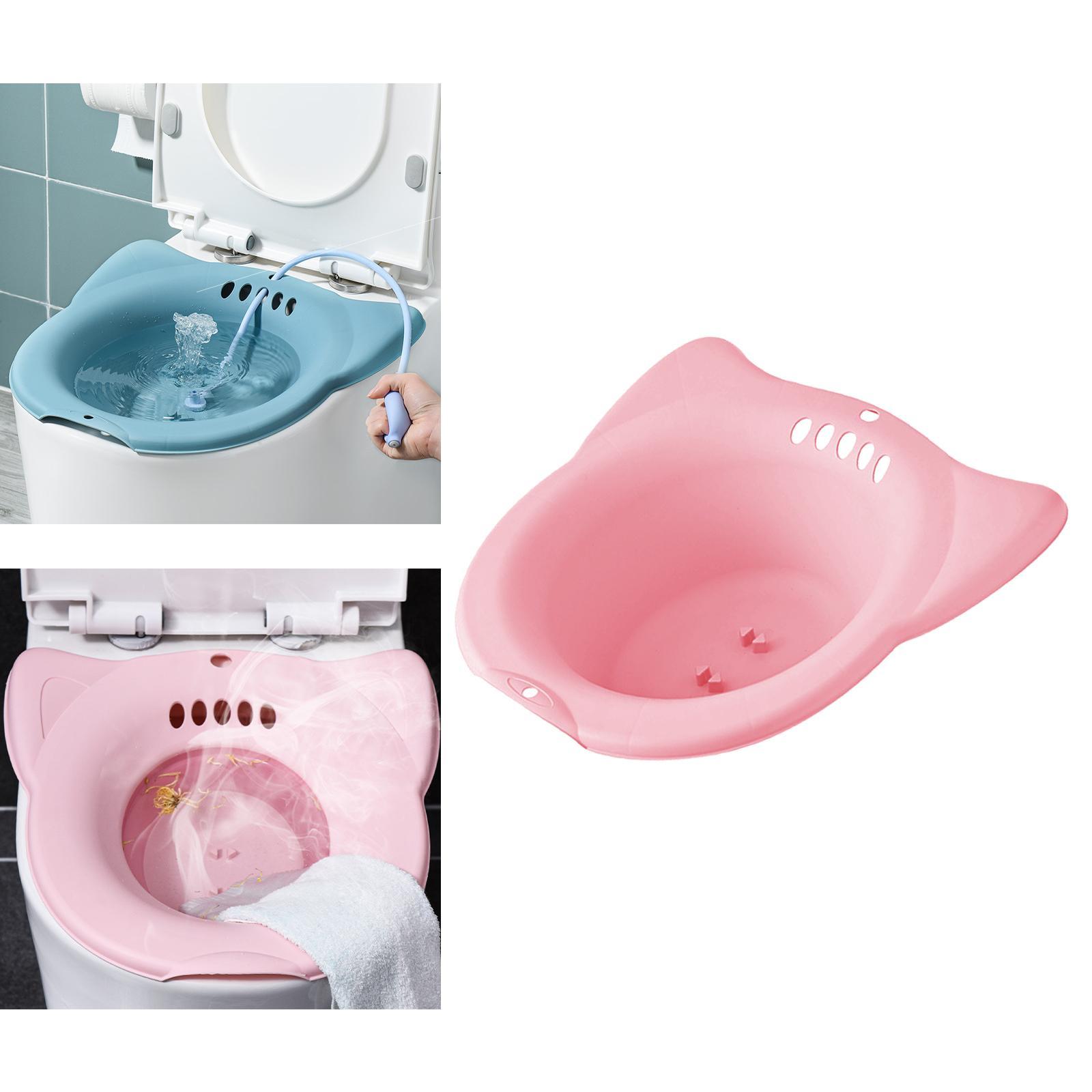 Sitz Bath Toilet Seat Commode Chair for Vaginal Steaming Seat Bath Patients