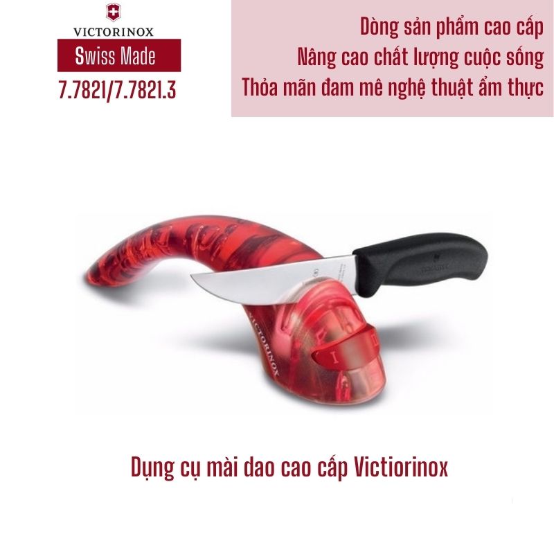 Dụng Cụ Mài Dao Cao Cấp Victorinox 2 Chế Độ - Thụy Sỹ (Hàng Chính Hãng)