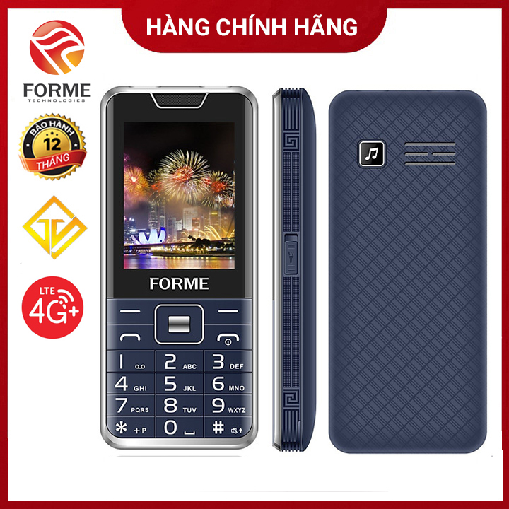 Điện thoại Forme D666 ,Màn 2.4 inch, Pin 1800mah - Hàng chính hãng