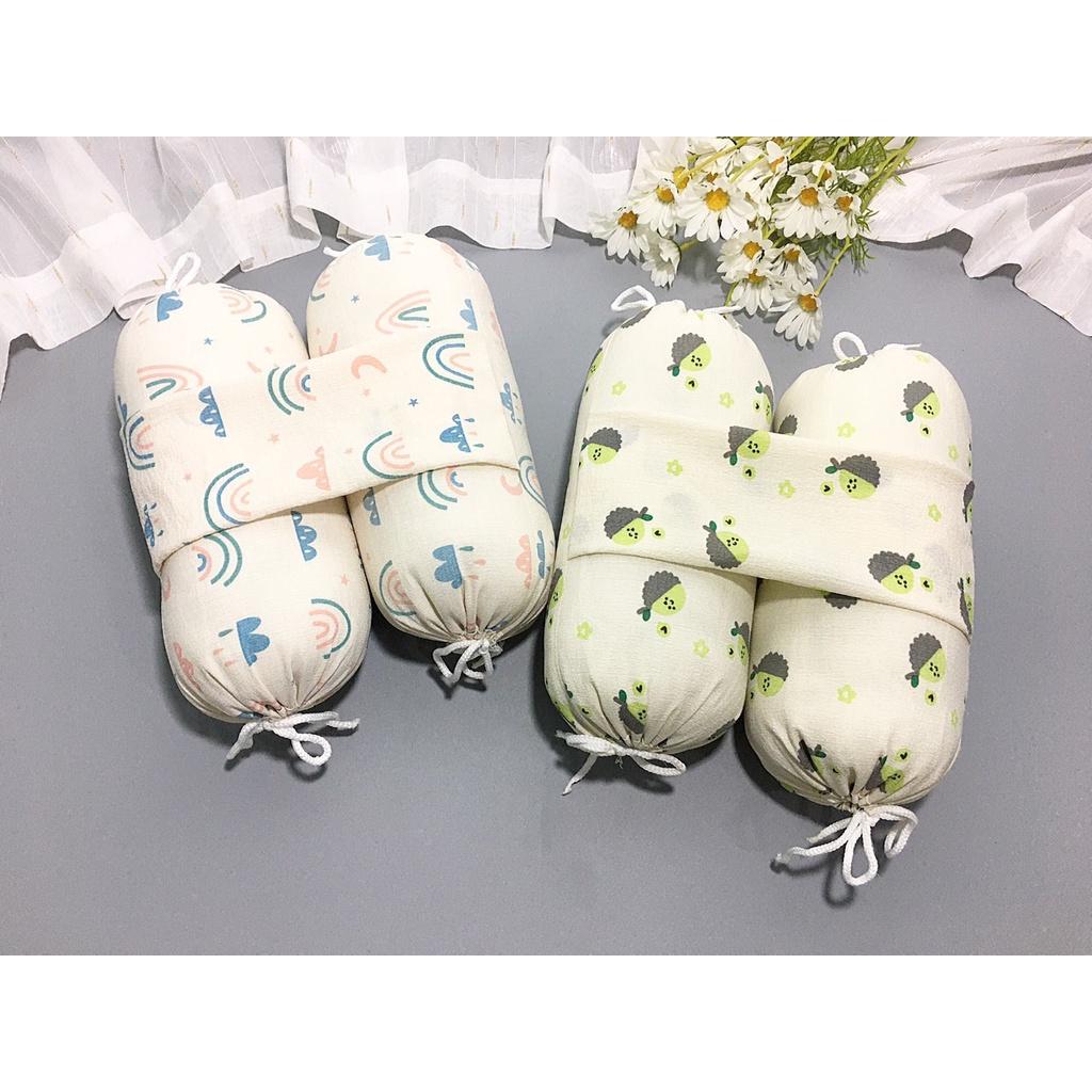 Bộ chặn xô nhăn cho bé sơ sinh