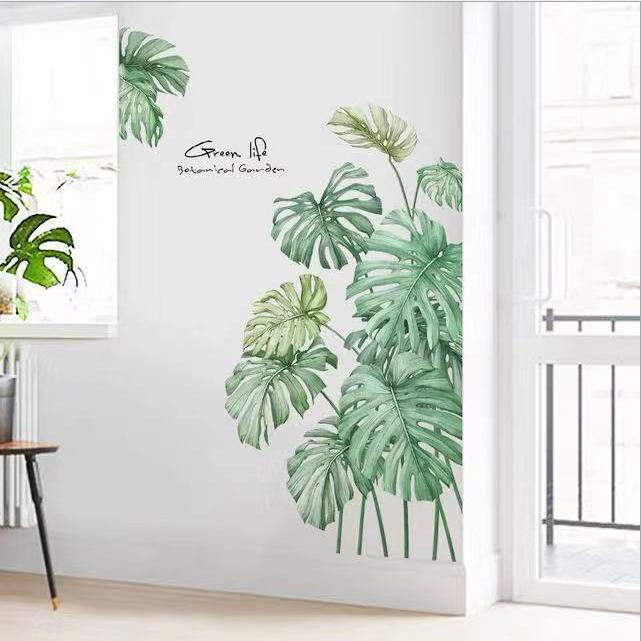 Decal dán tủ lạnh phong cách Hàn Quốc Green Life DKN136 (108 x 78 cm)