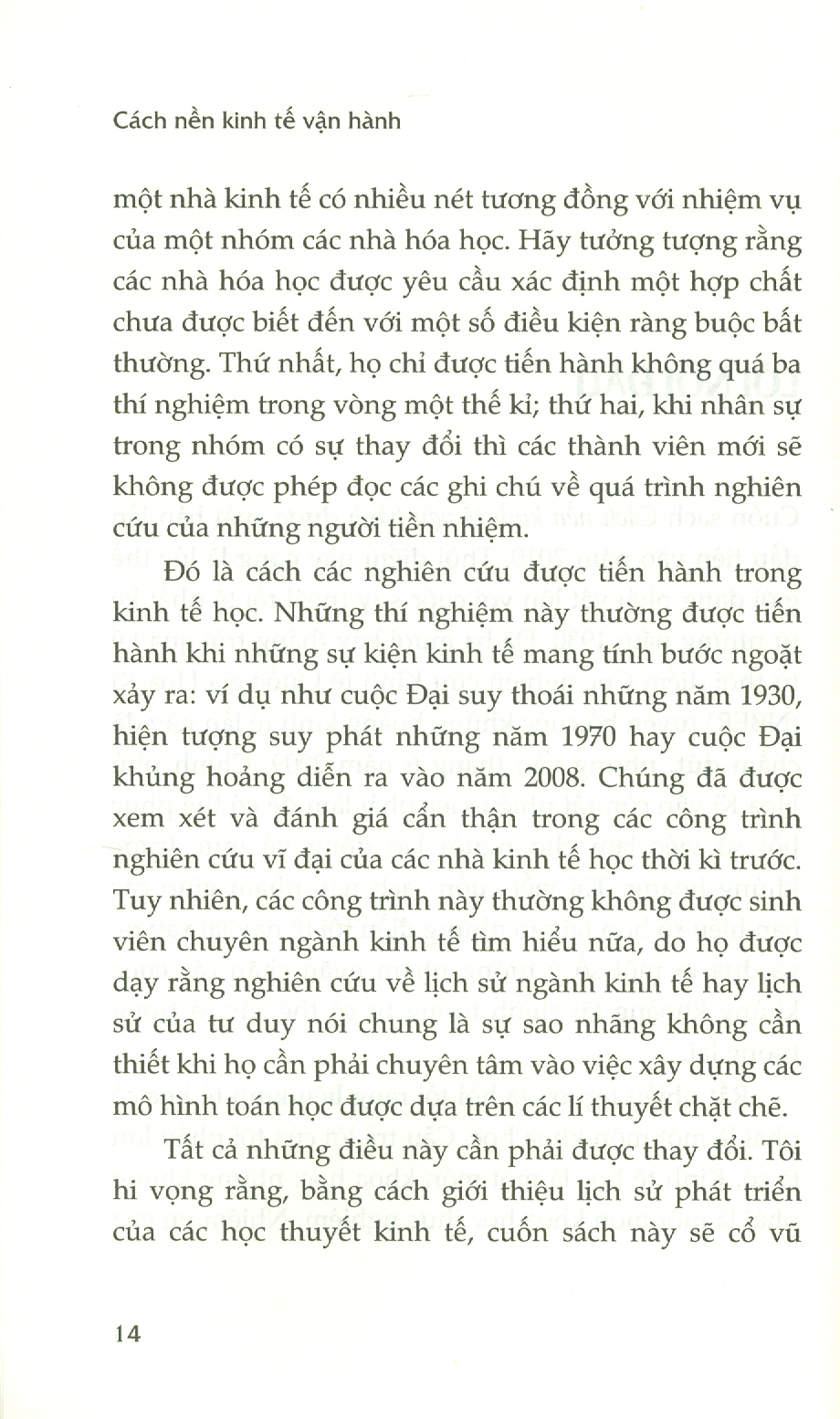 CÁCH NỀN KINH TẾ VẬN HÀNH - Niềm Tin, Sự Sụp Đổ Và Những Lời Tiên Tri Tự Đúng (Tái bản lần thứ năm - 2022)