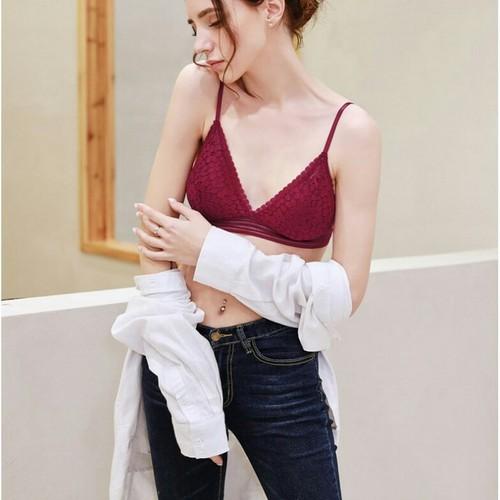 HÀNG LOẠI 1- ÁO BRA REN HOA MÚT MỎNG FREESIZE - BRA 7313
