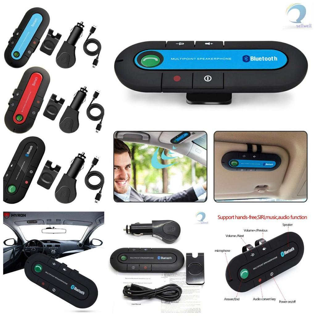 Loa Bluethooth đàm thoại rảnh tay nghe nhạc gắn che năng ô tô mẫu mới hàng cao câp siêu tiện