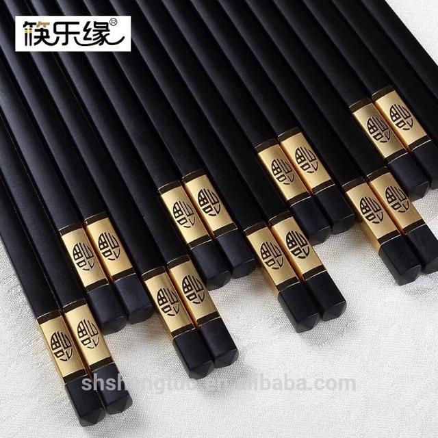 Bộ 10 đôi đũa khảm vàng phong cách Nhật Bản