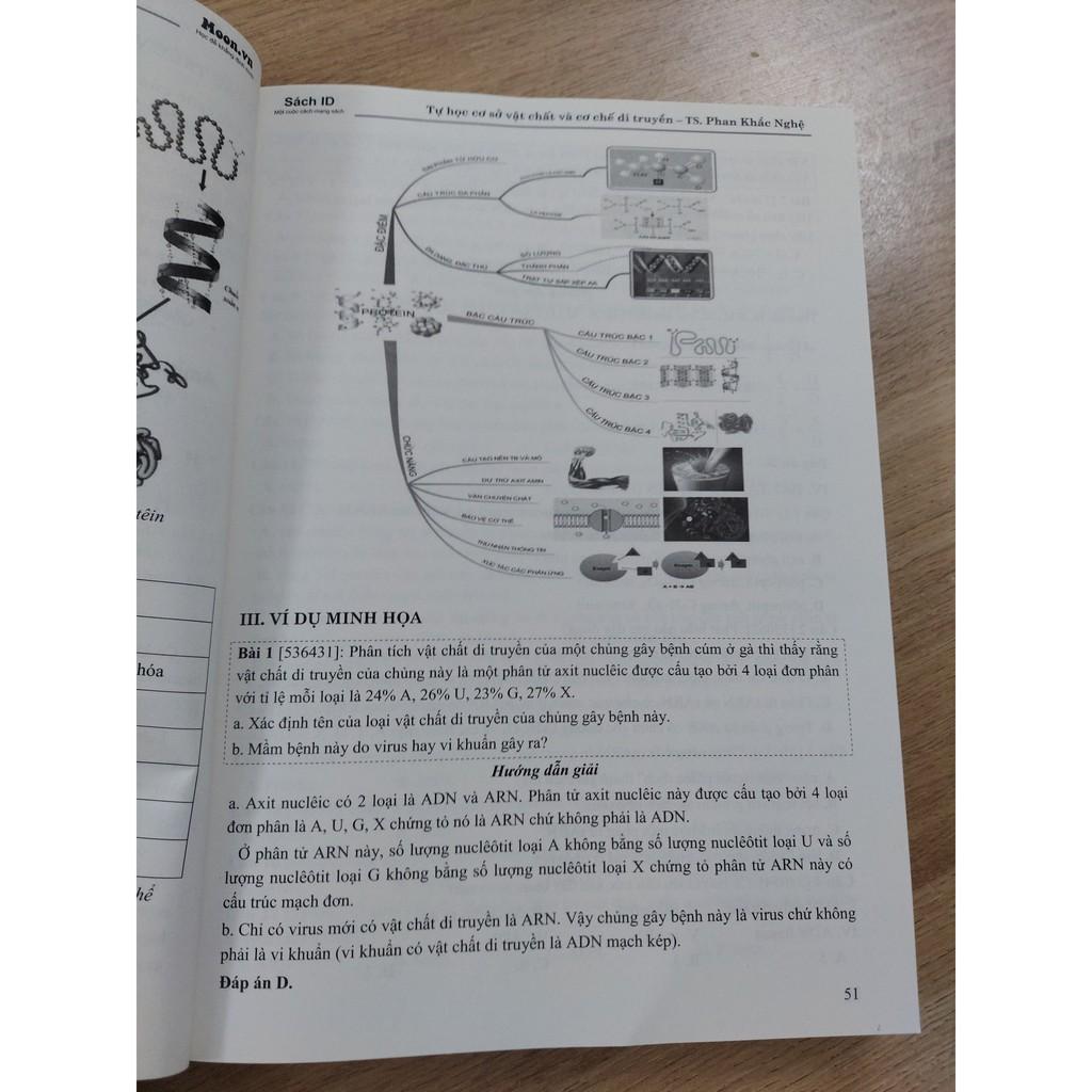 Sách ID ôn thi THPT QG môn Sinh Tự học cơ sở vật chất và cơ chế di truyền thầy Phan Khắc Nghệ Tâp 1