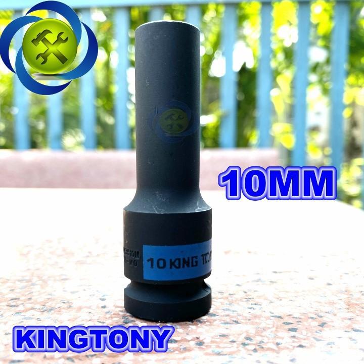Tuýp 10mm đen dài 80mm Kingtony 443510M loại 1/2 6 cạnh
