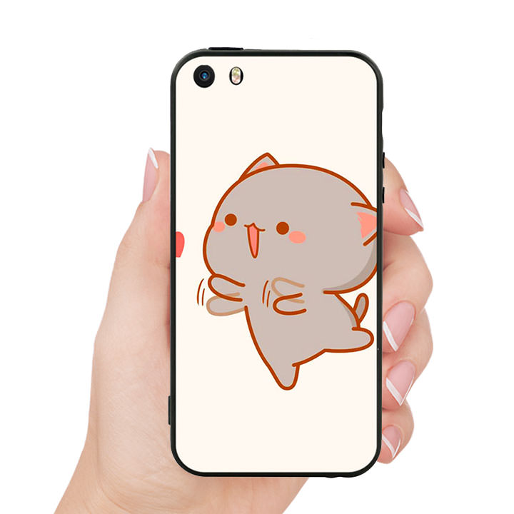 Ốp lưng viền TPU cho điện thoại Iphone 5 - Cute 07