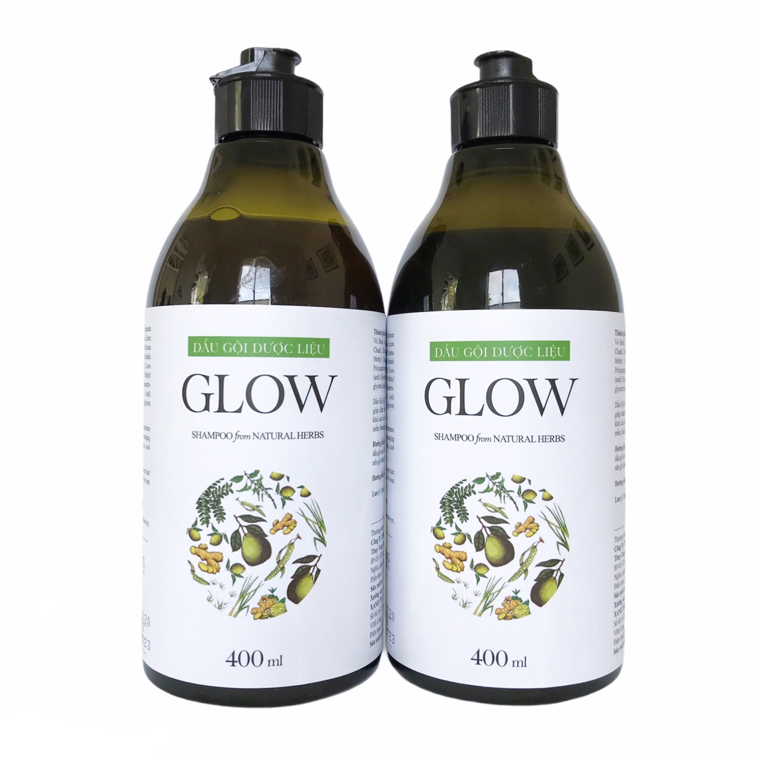 Dầu Gội Dược Liệu Glow - Tinh Chất Từ Bồ Kết Và Vỏ Bưởi, Giảm Rụng Tóc, Kích Thích Mọc Tóc,Lưu Giữ Hương Thơm Nhẹ Nhàng Tinh Tế. (Bao Bì Mới)