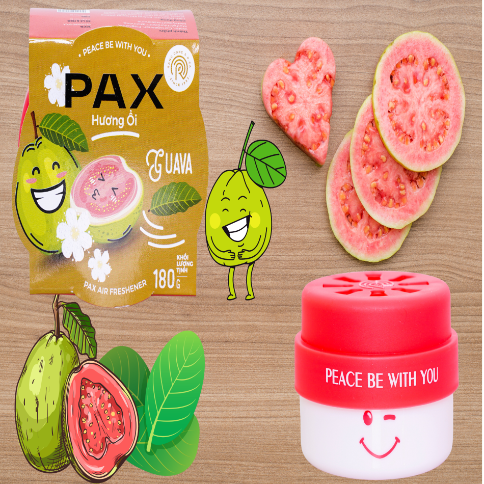 Sáp thơm mặt cười Pax 180g - Giao Mẫu Ngẫu Nhiên