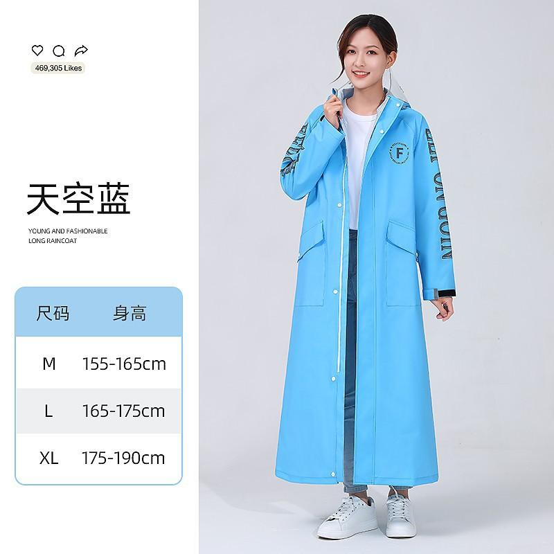 Giá thấp nhất áo mưa thân dài chống bão áo mưa nam một mảnh dày dặn chống thấm nước dành cho người lớn ngoài trời xe điện đơn áo mưa