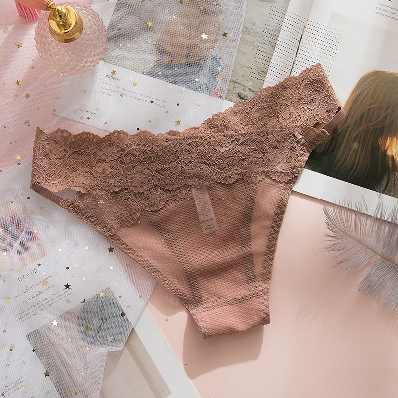 Set 3 quần lót lọt khe ren mềm mại sexy cho nữ QLN62
