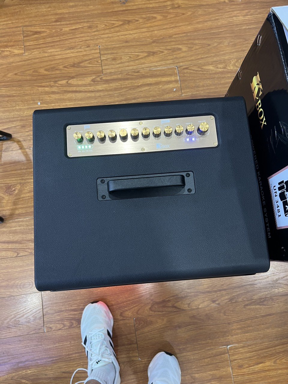 Loa Xách Tay Di Động Kcbox KC450Pro Loa 3 Đường Tiếng Bass Trung Treble Cao Cấp Chỉnh ECHO, REVERB, BASS BOOST, BT 12TH hàng chính hãng
