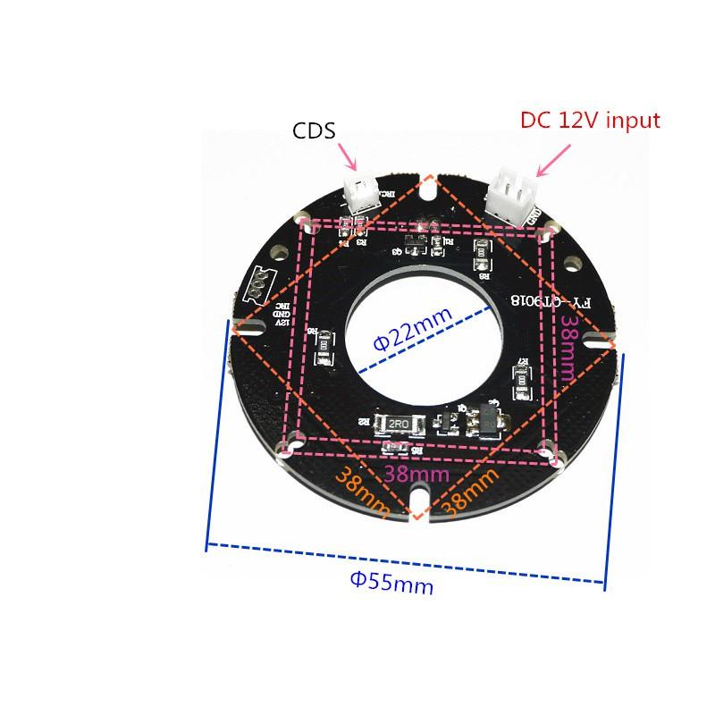 Bo mạch Hồng ngoại micro led cho camera