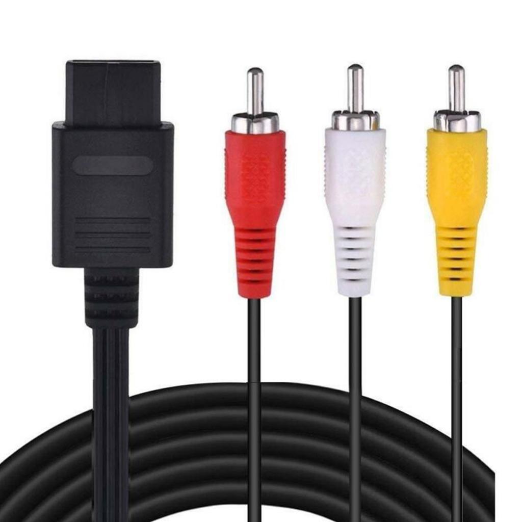 Male to 3 RCA Male 1080P Composite Video Audio HDTV DVD Adapter Cable
