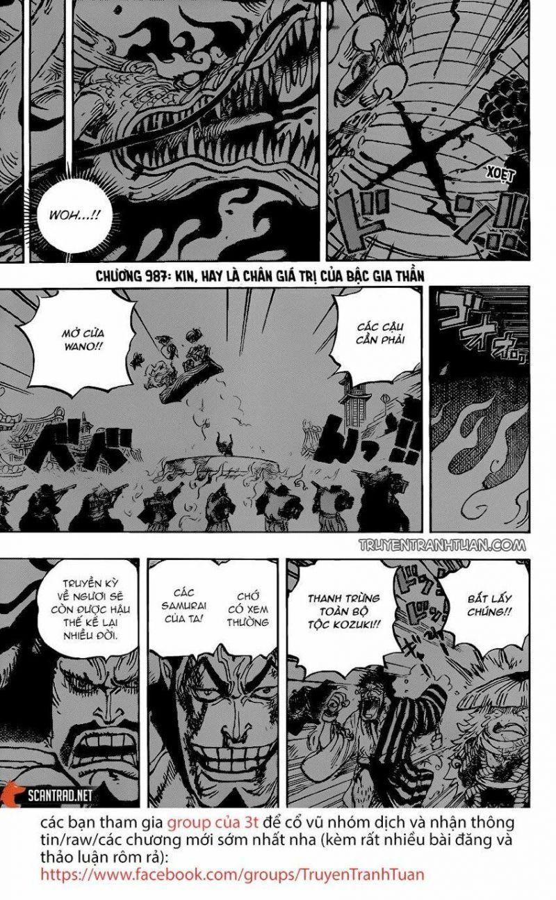 đảo hải tặc - one piece chapter 987 1