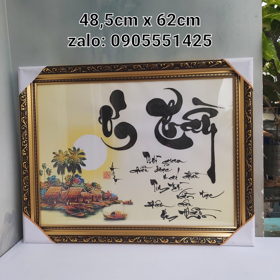 Thư pháp  ơn thầy. TRI ÂN Thầy cô. Quà tặng 20/11, 8/3, 20/10,  sinh nhật, tết. Tranh treo tường, trang trí.